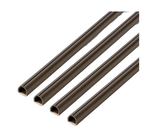 [2200] CABLEFIX ADHESIVO MARRON 4UDS INOFIX