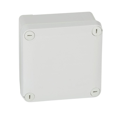 [92020] CAJA SUPERFICIE 105X105X55MM IP55 SIN CONOS GRIS LEGRAND