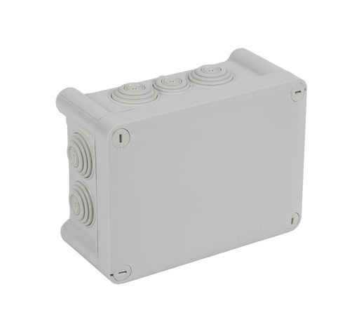 [92166] CAJA SUPERFICIE 155X110X80MM IP55 10 CONOS GRIS LEGRAND
