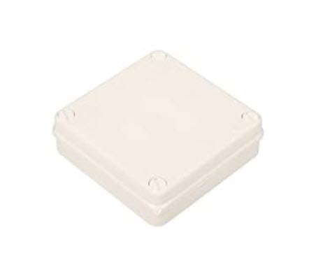 [0251-00] CAJA SUPERFICIE CUADRADA BLANCA 135X135X31MM IP55