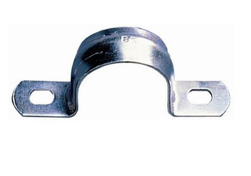 [ABPU040] ABRAZADERA PARED 40MM METAL CINCADO DOBLE PIE INDEX