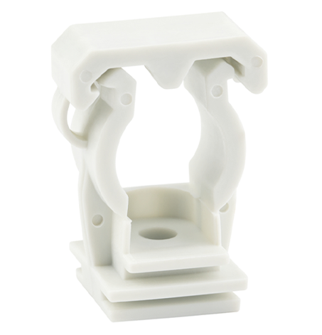 [ABGUG40] ABRAZADERA PARED 40MM PLASTICO GRIS GUIA PREROSCA M6 LH INDEX